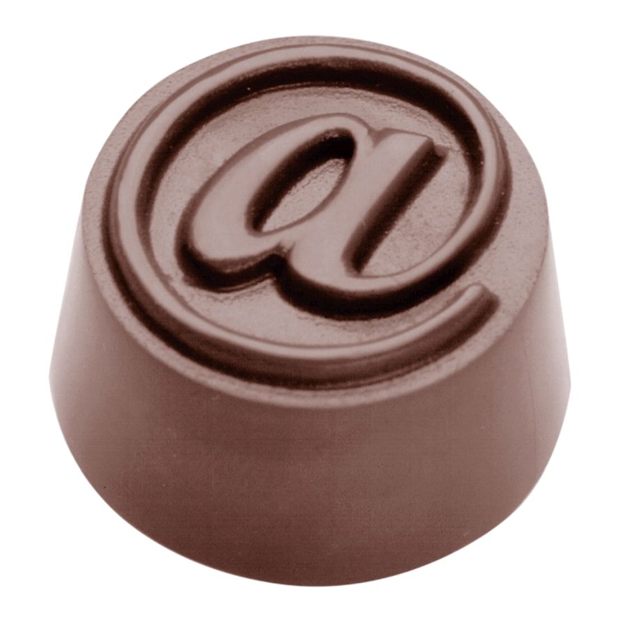 Schokoladen Form - @ Zeichen