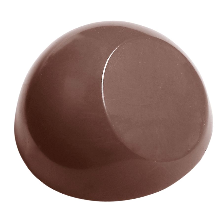 Schokoladen Form - Halbkugel mit flacher Seite