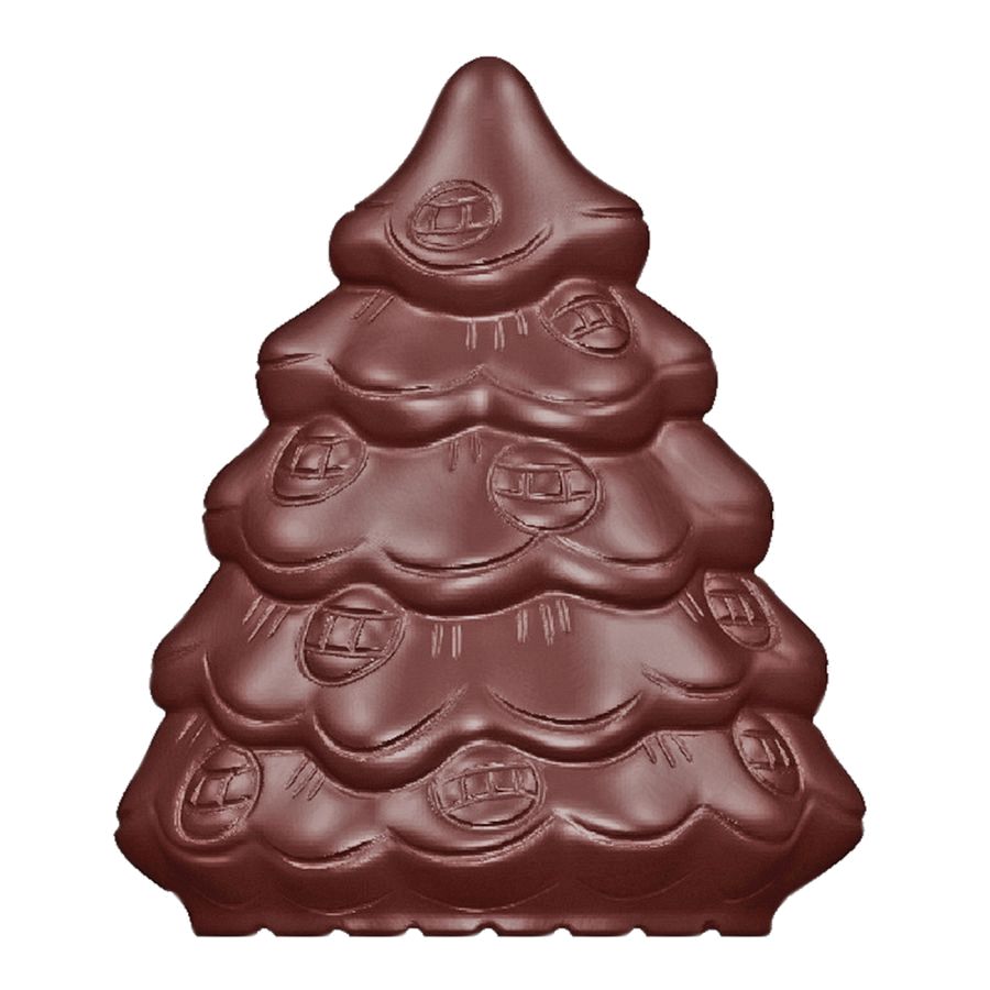 Schokoladen Form - Weihnachtsbaum, Doppelform