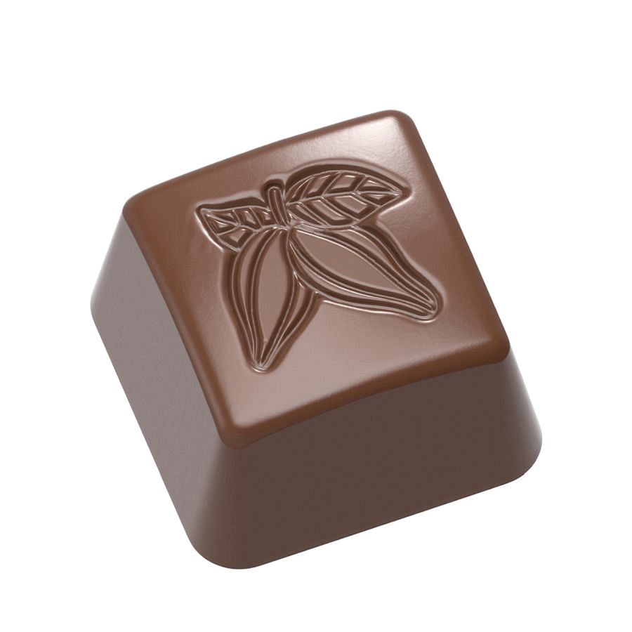Schokoladen Form - Stempel Kakao Quadrat