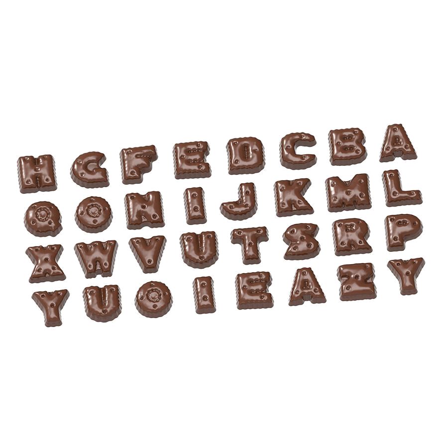 Schokoladen Form - A-Z gepunktet 26 Figuren