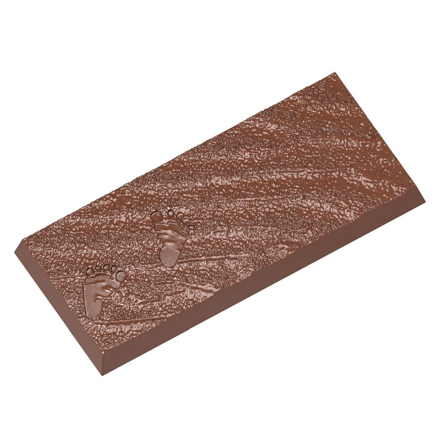 Schokoladen Form - Tafel Baby Fußabdruck