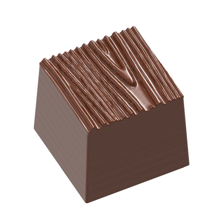 Schokoladen Form - Struktur Holz