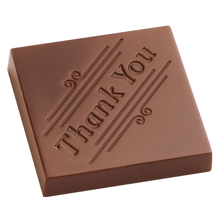 Schokoladen Form - Keks Thank you