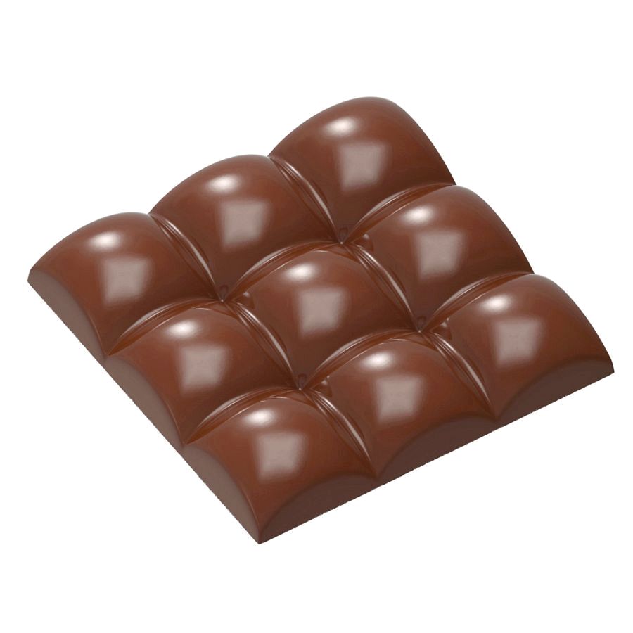 Schokoladen Form - Tafel quadratische Kugel