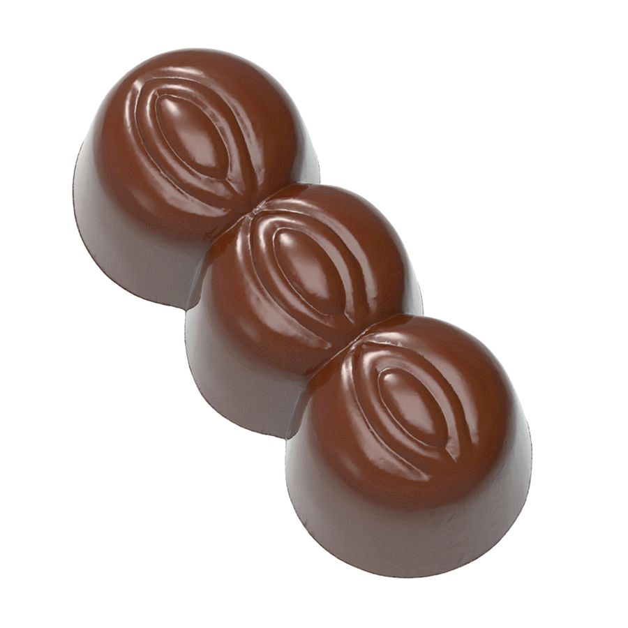 Schokoladen Form - 3 Nüsse