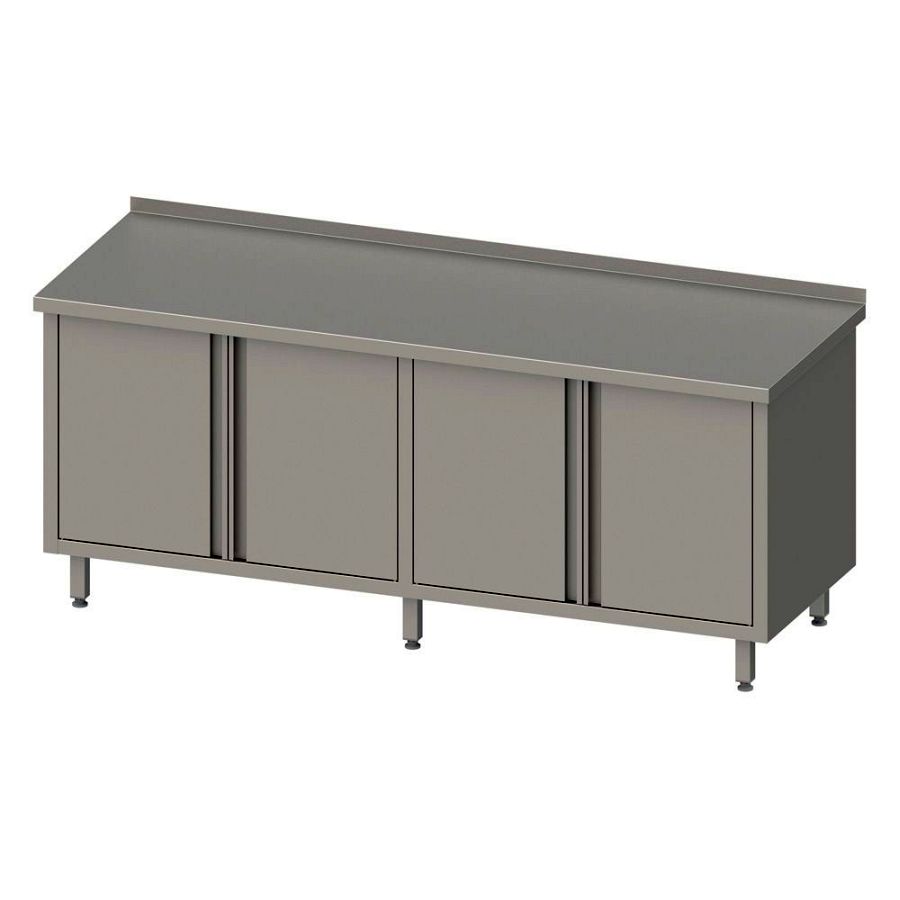 Arbeitsschrank mit Flügeltüren 2000x600x850 mm, mit AK, verschweißt