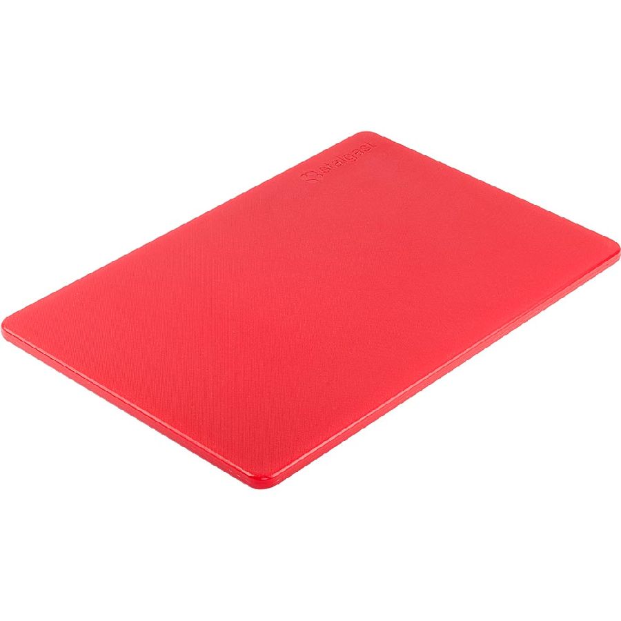 Schneidbrett - Farbe rot - 450x300x13mm 