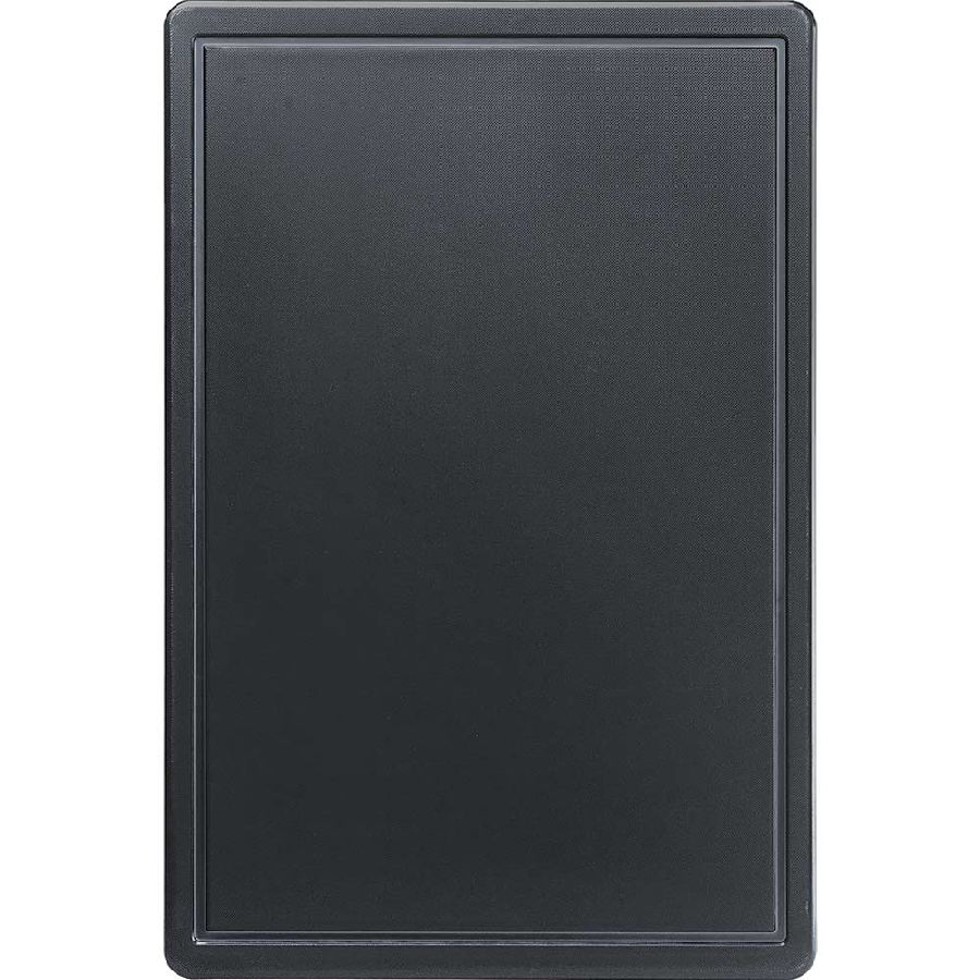 Schneidbrett - Farbe schwarz - 600x400x18mm 