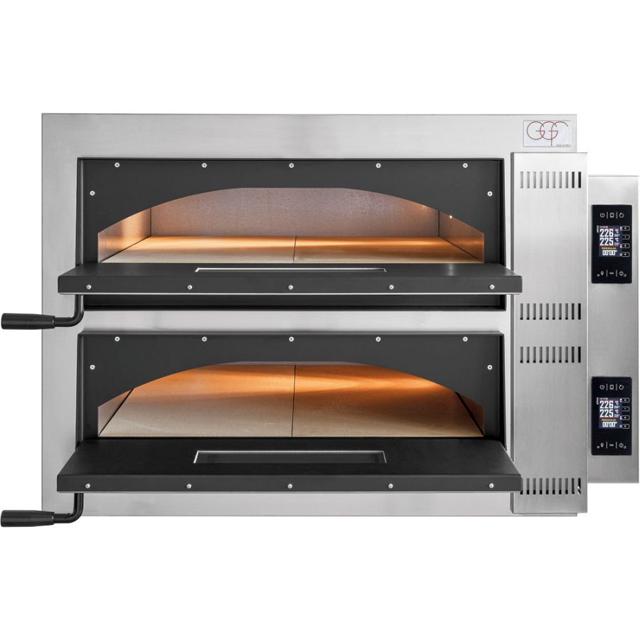 Pizzaofen F-Line Digital, 2 Kammern für 4 Pizzen á Ø 360 mm, 1010x850x750 mm