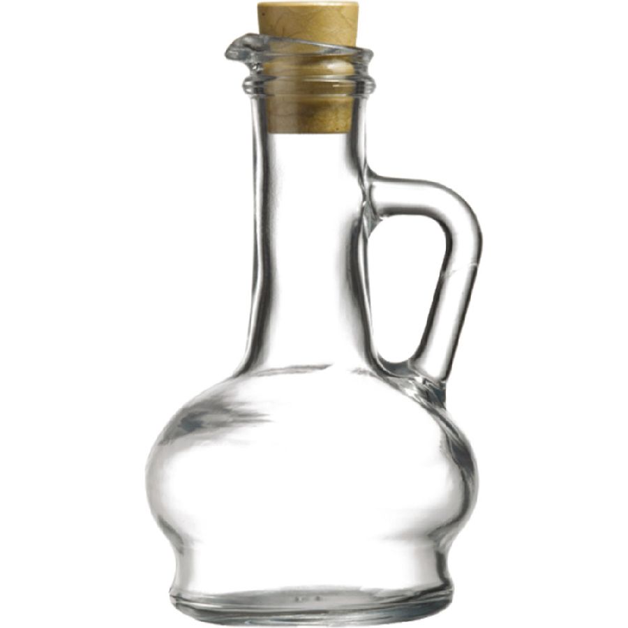 Essig- Ölflasche aus Glas mit Pfropfen - Nr1 - 0,26 Liter