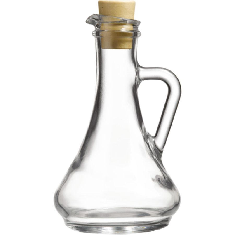 Essig- Ölflasche aus Glas mit Pfropfen - Nr2 - 0,26 Liter