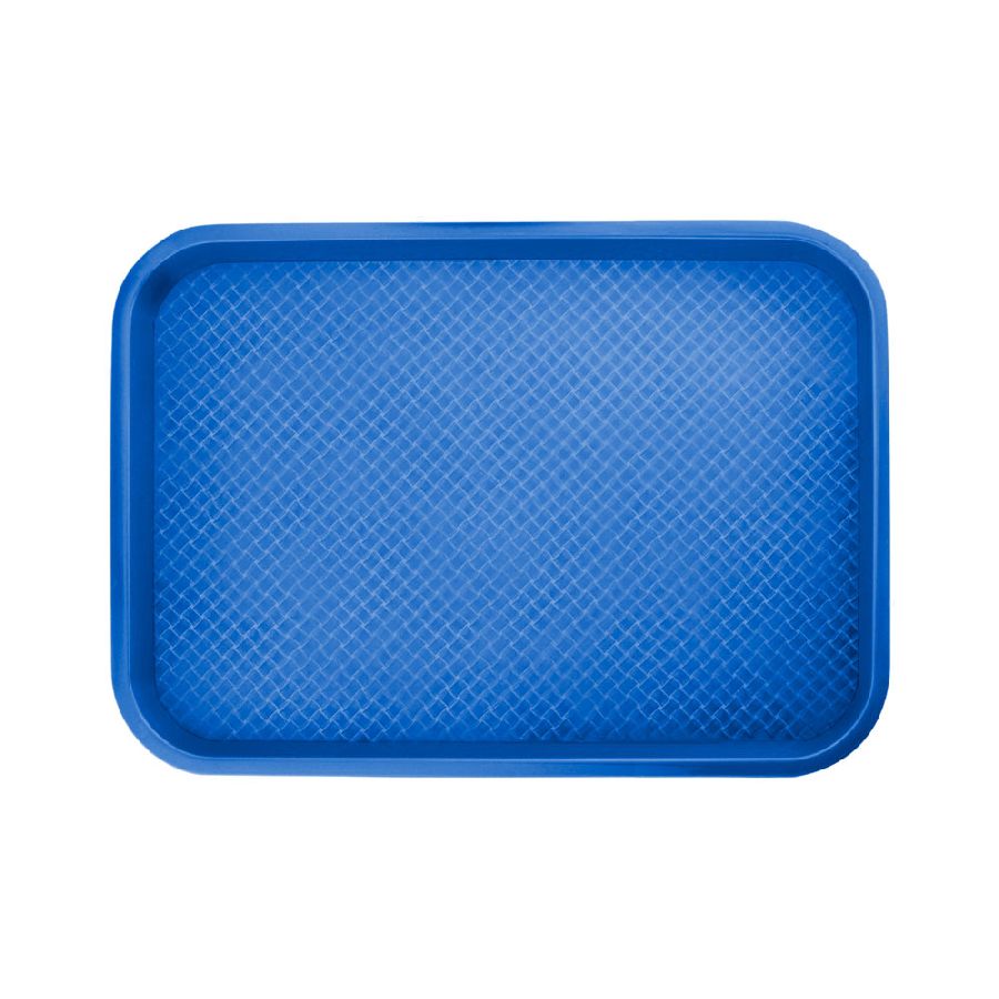 Fast Food Tablett 250x350mm - blau