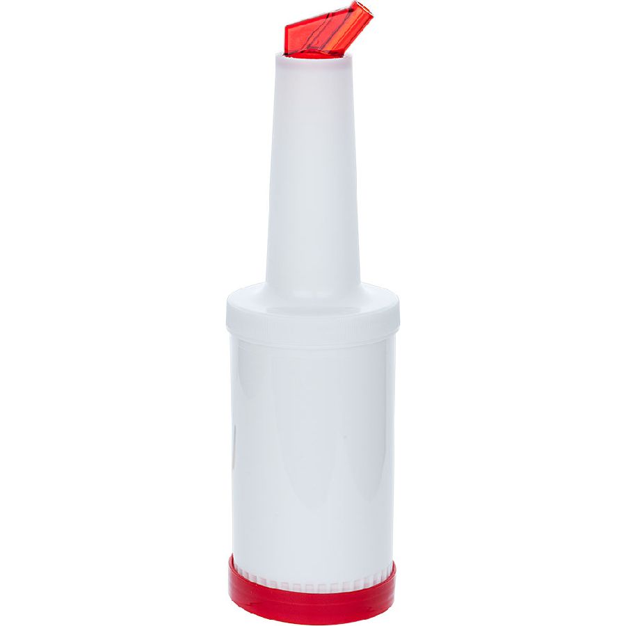 Dosier- und Vorratsflasche - Farbe rot - 1 Liter