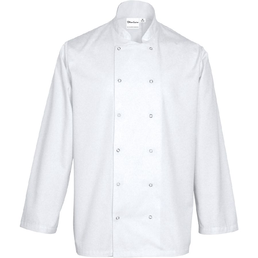 Nino Cucino Kochjacke - Modell „Chef - Langarm - weiß - Gr XL