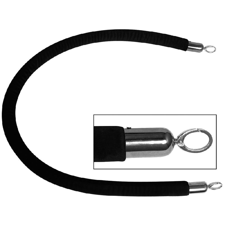Stalgast Verbindungstau - schwarz - L 150 cm