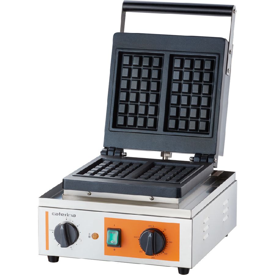 Waffeleiesen CATERINA - antihaftbeschichtete Platte - 320x380x240mm - 1,5 kW 230 V