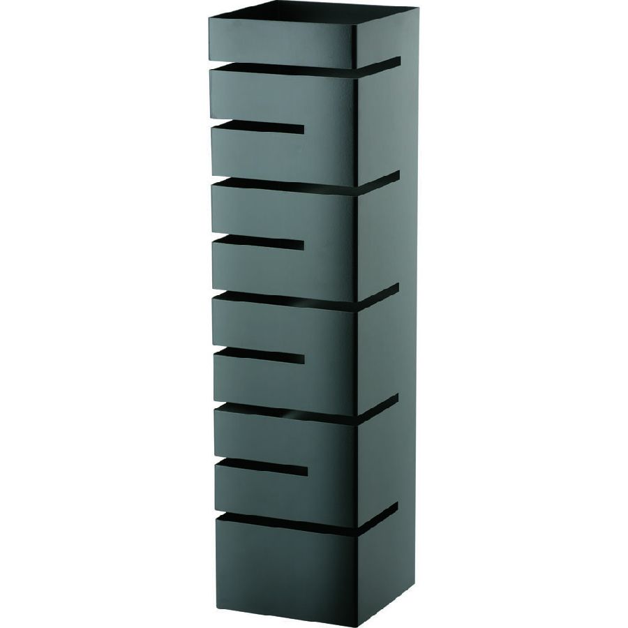 Buffet-Ständer hoch - Einschübe winklig - 150x150x570mm - schwarz