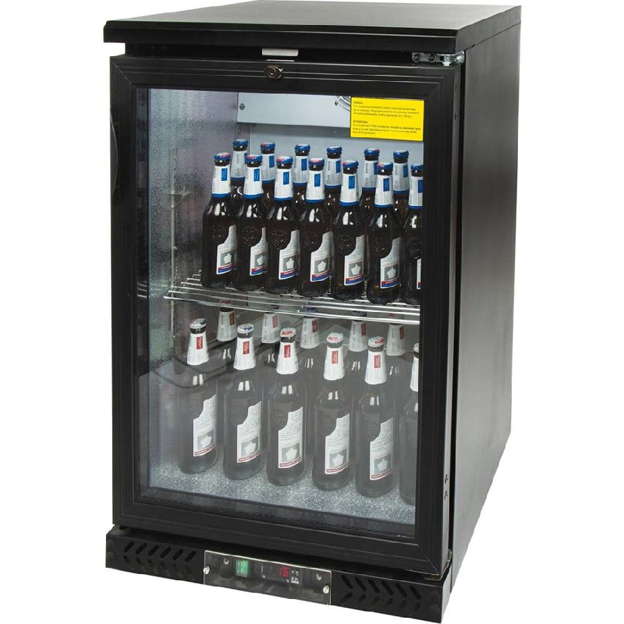 Backbar - Kühlschrank mit Glastür - 129 Liter