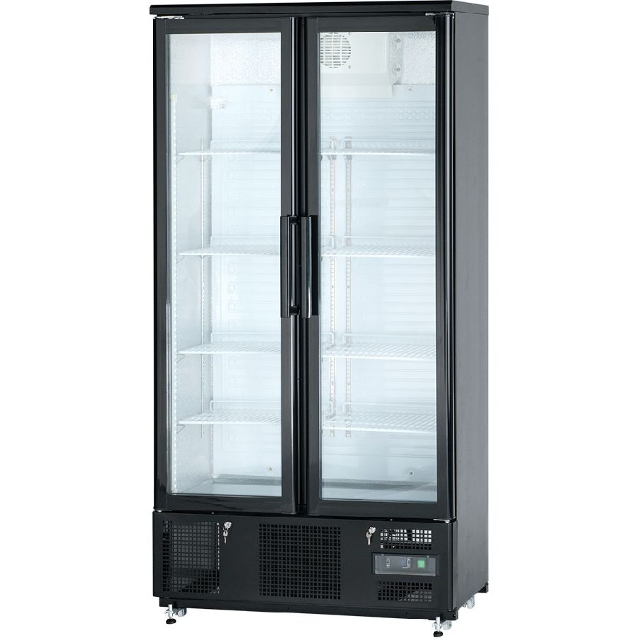 Bar-Display Kühlschrank mit 2 Glastüren - 490 Liter