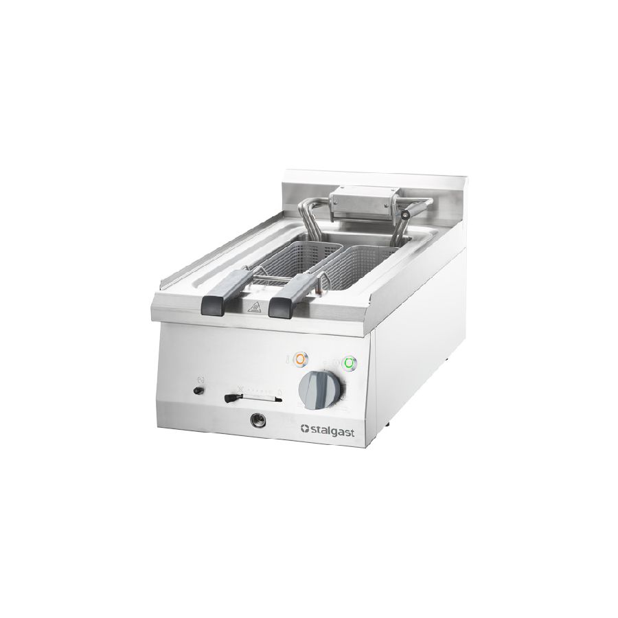 Elektro-Fritteuse als Tischgerät Serie 700 ND - Doppel-Fritteuse - 800x700x250mm 