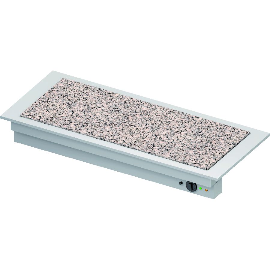 Wärmeplatte Drop-In aus Granit 4xGN 1/1 1480x620x270mm 