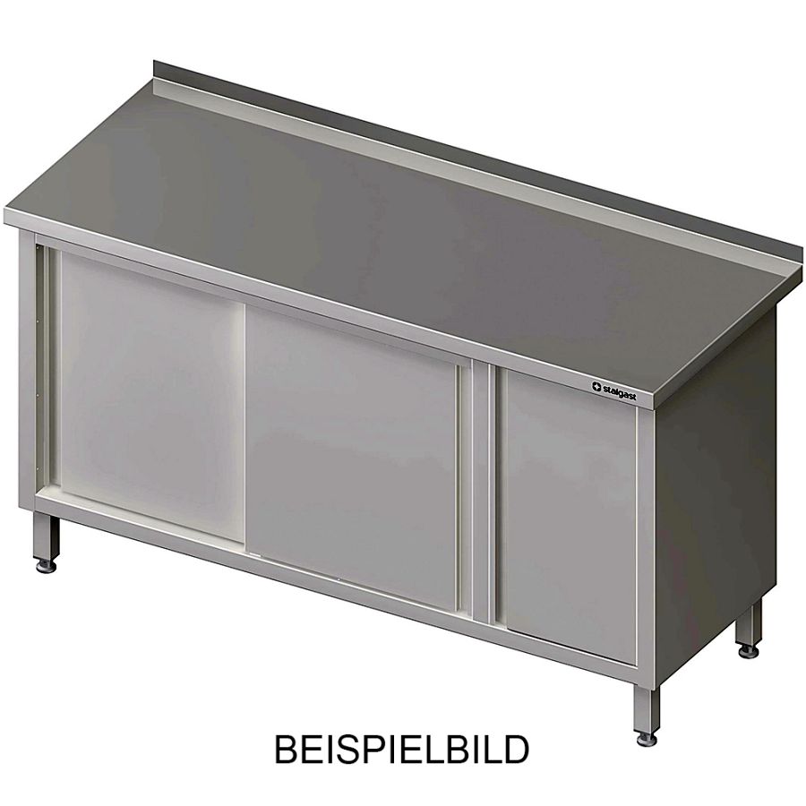 Arbeitsschrank mit Schiebetüren 2000x700x850 mm, mit Flügeltürschrank links, mit AK