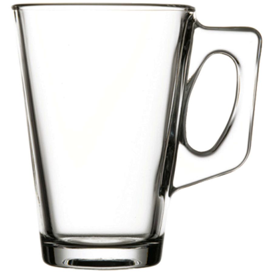 Kaffeebecher aus Glas aus der Serie Vela, 240 ml - 12 Stück