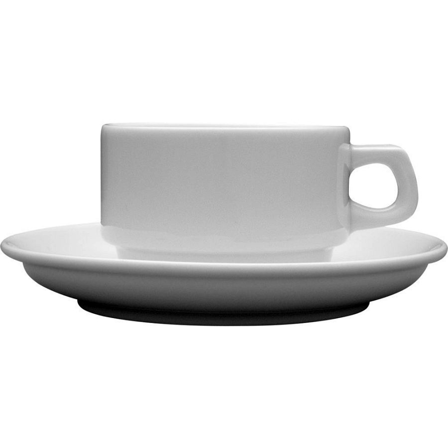 Untertasse für Kaffeetasse aus der Porzellanserie Kaszub/Hel, Ø 150 mm- 6 Stück