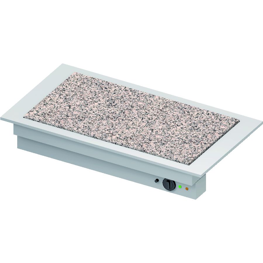 Wärmeplatte Drop-In aus Granit 3xGN 1/1 1155x620x270mm 