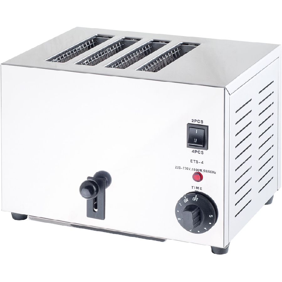 Toaster - 4x Toasts - 300x225x215mm 