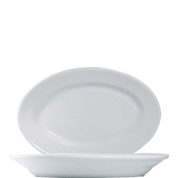 Tivoli White Platte oval 31cm - 10 Stück