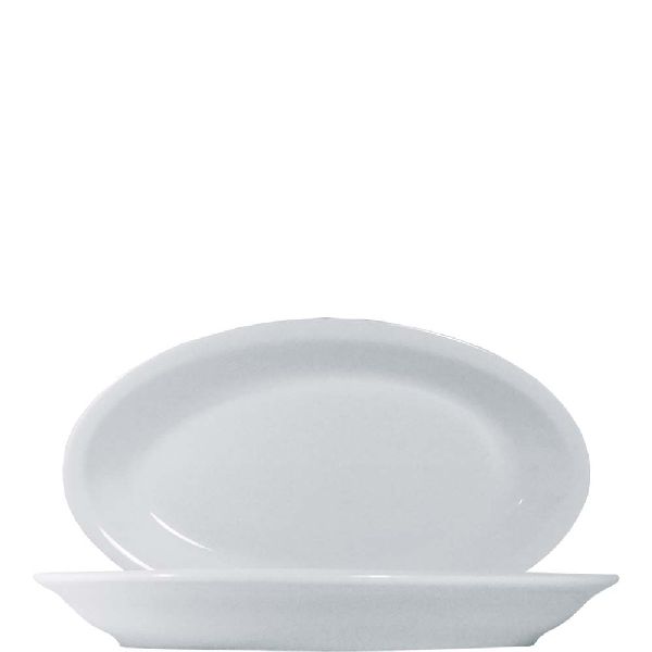 Roma White Platte oval 24cm - 2520 Stück