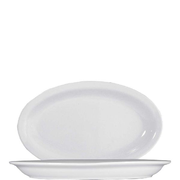 Roma White Platte oval 32cm - 10 Stück
