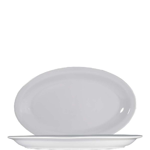 Roma White Platte oval 36cm - 6 Stück