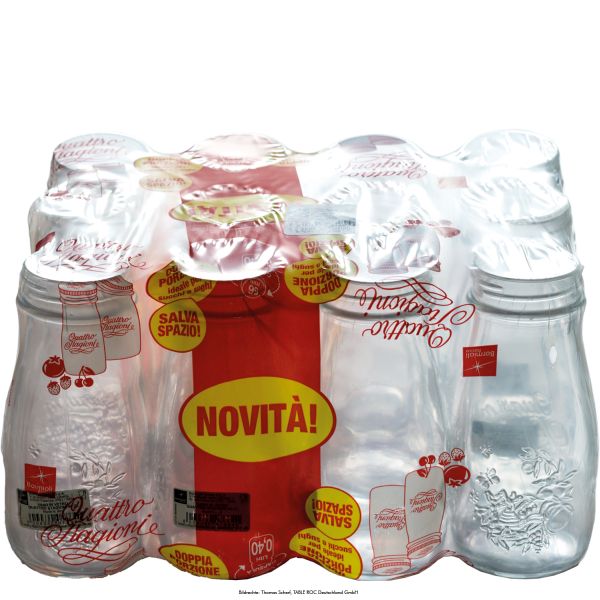 Detailbild: Quattro Stagioni Flasche 40cl o.Deckel (Skin-Verp.) - 12 Stück Ansicht 2