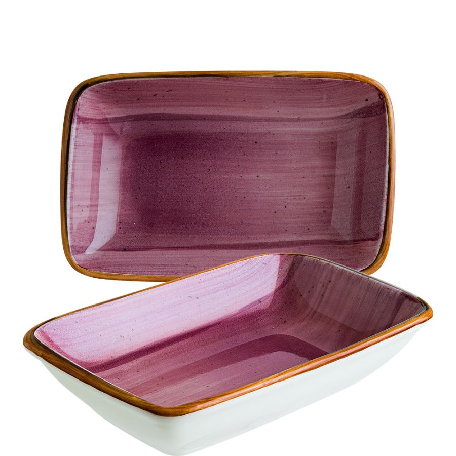Artikelbild Aura Blackberry Moove Rechteckschale 16x9cm - 12 Stück