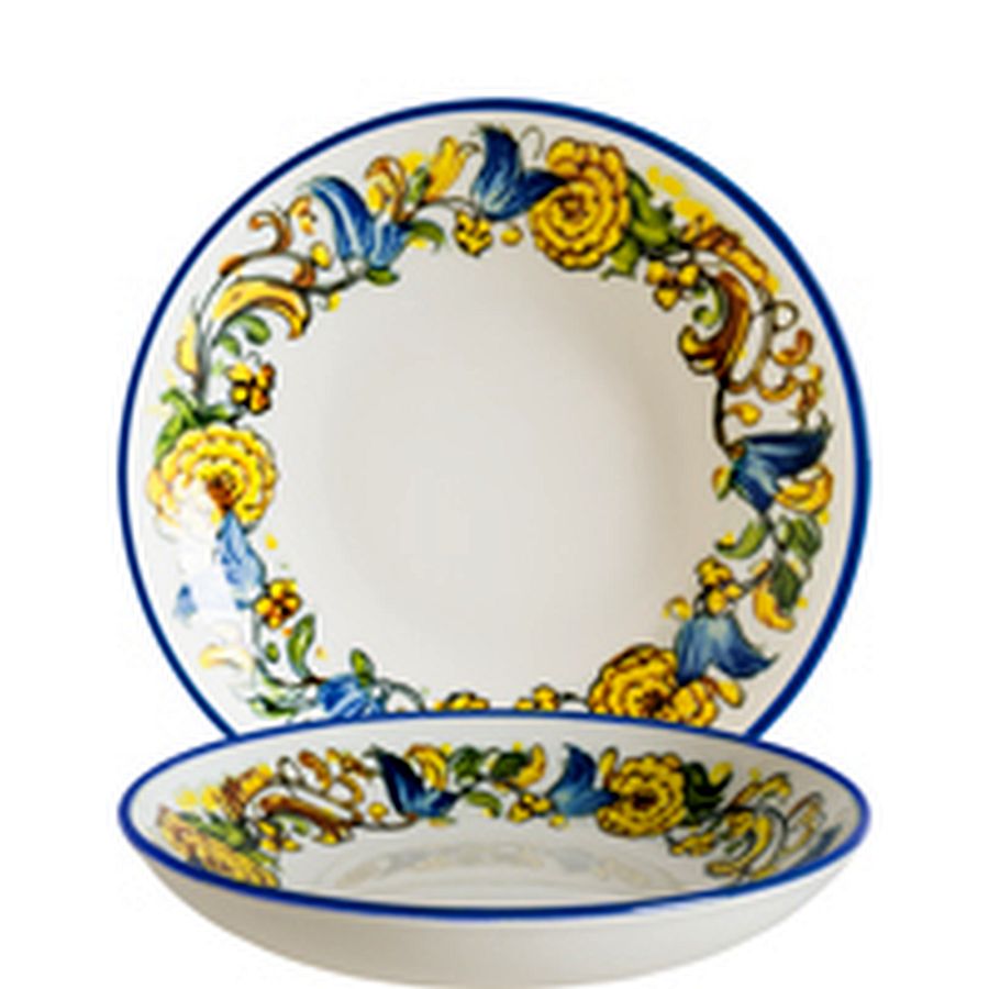 Artikelbild Albufera Mid White Bloom Teller tief 23cm - 6 Stück