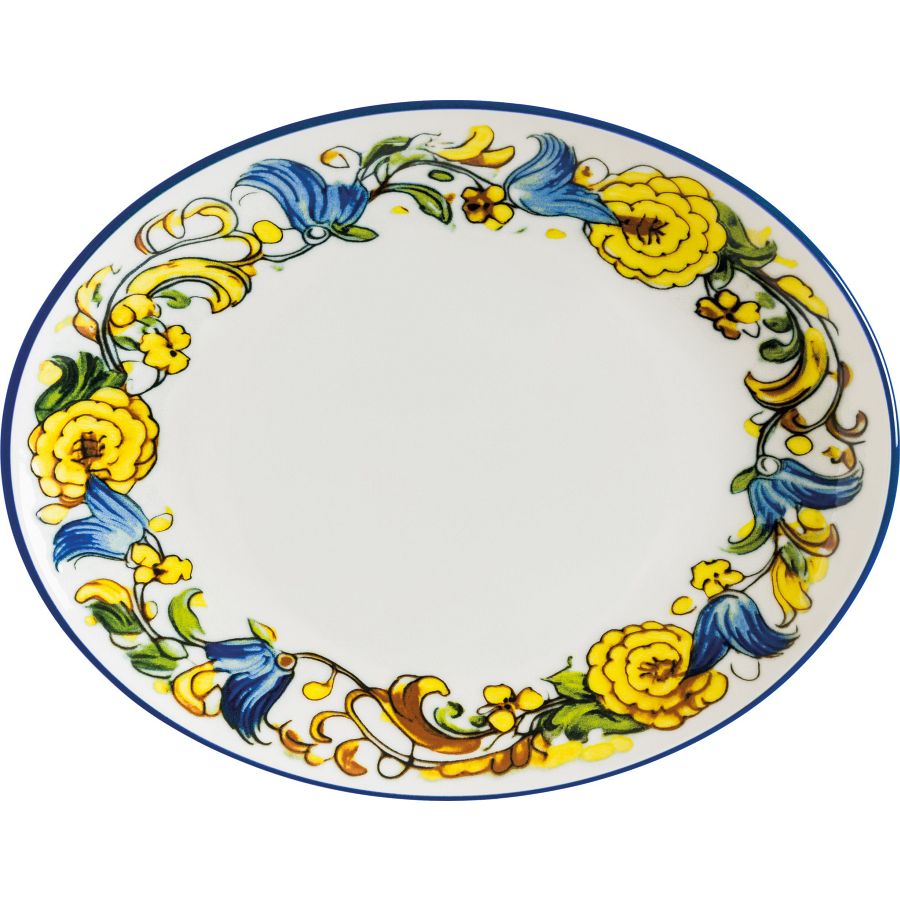 Artikelbild Albufera Mid White Moove Platte oval 31x24cm - 6 Stück