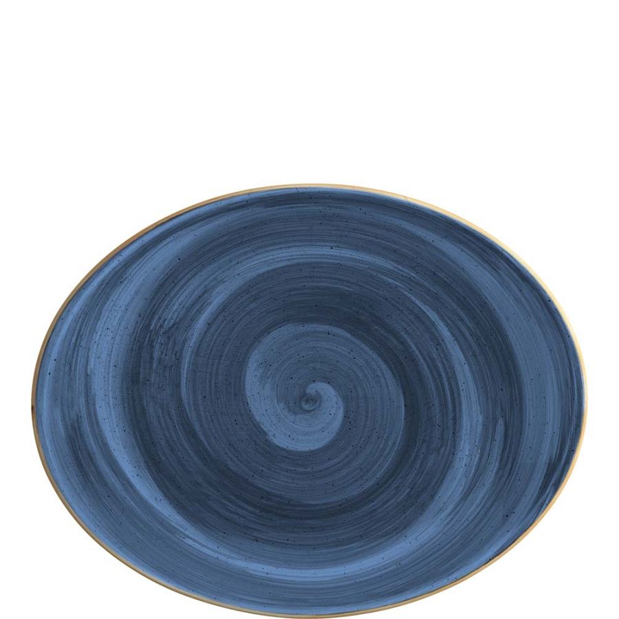 Aura Dusk Moove Platte oval 31x24cm - 6 Stück