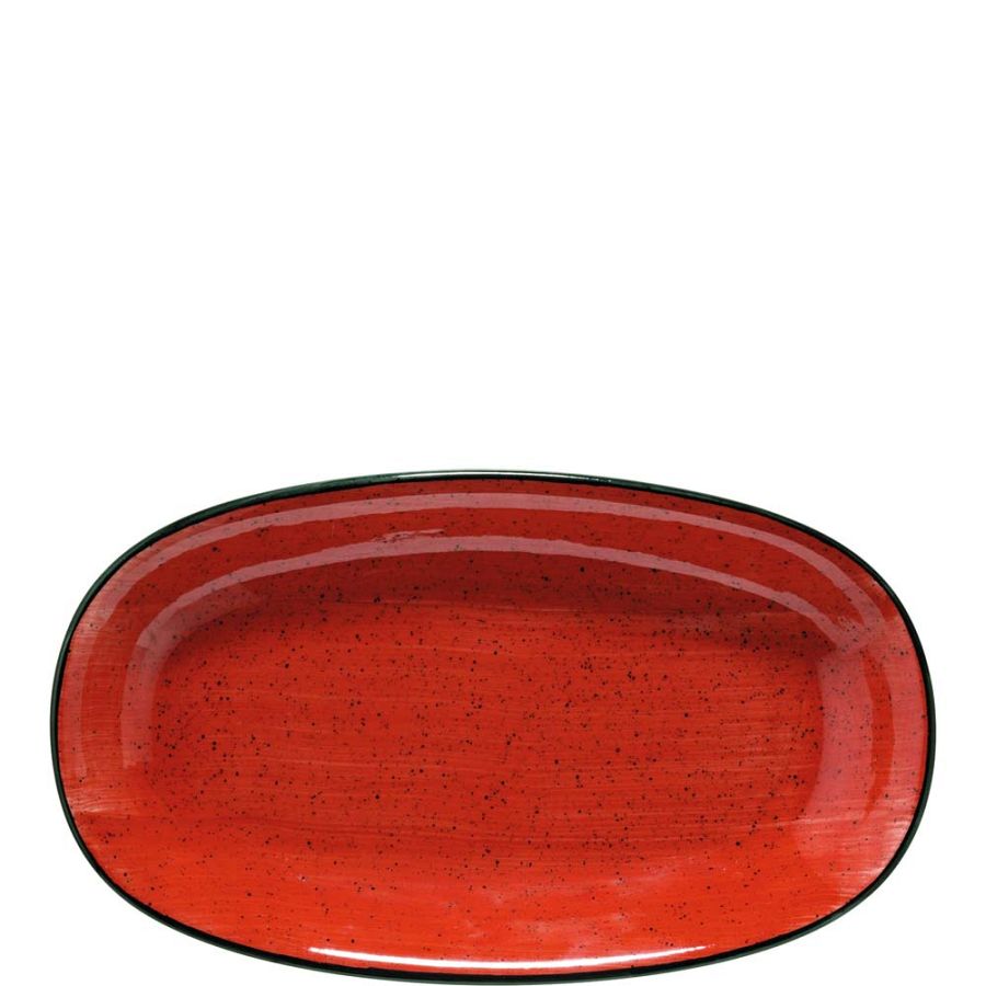 Aura Passion Gourmet Platte oval 19x11cm - 12 Stück