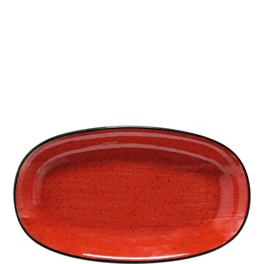 Aura Passion Gourmet Platte oval 34x19cm - 6 Stück