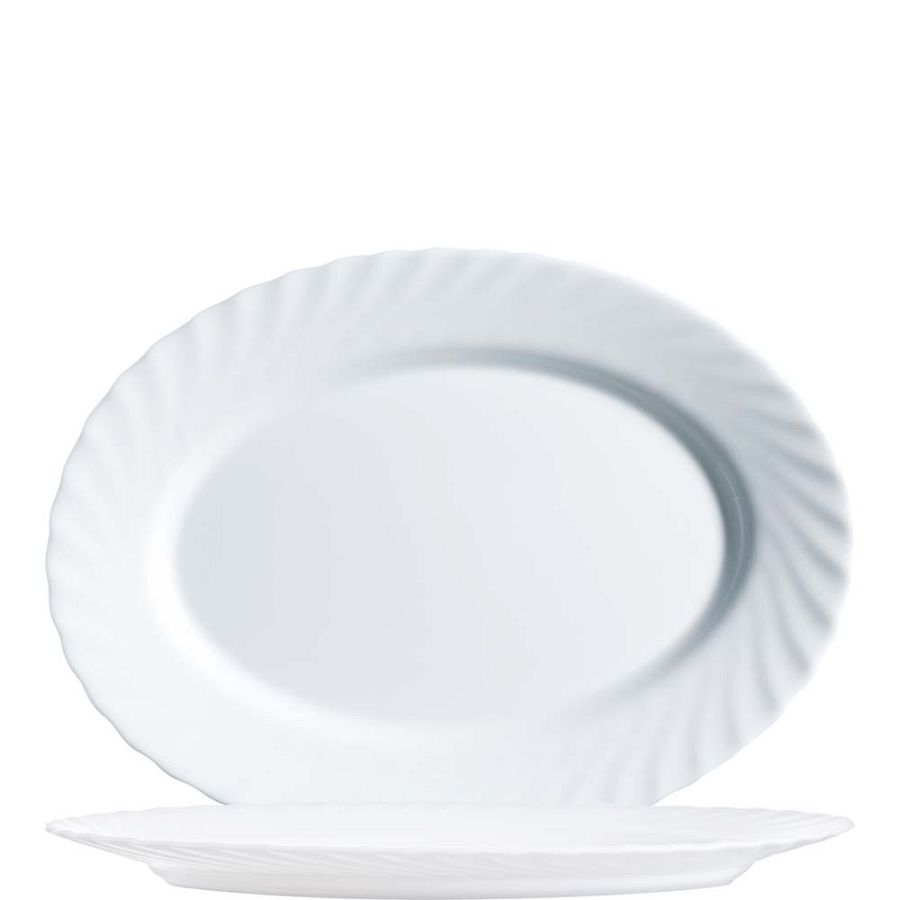 Trianon White Platte oval 29cm - 16 Stück