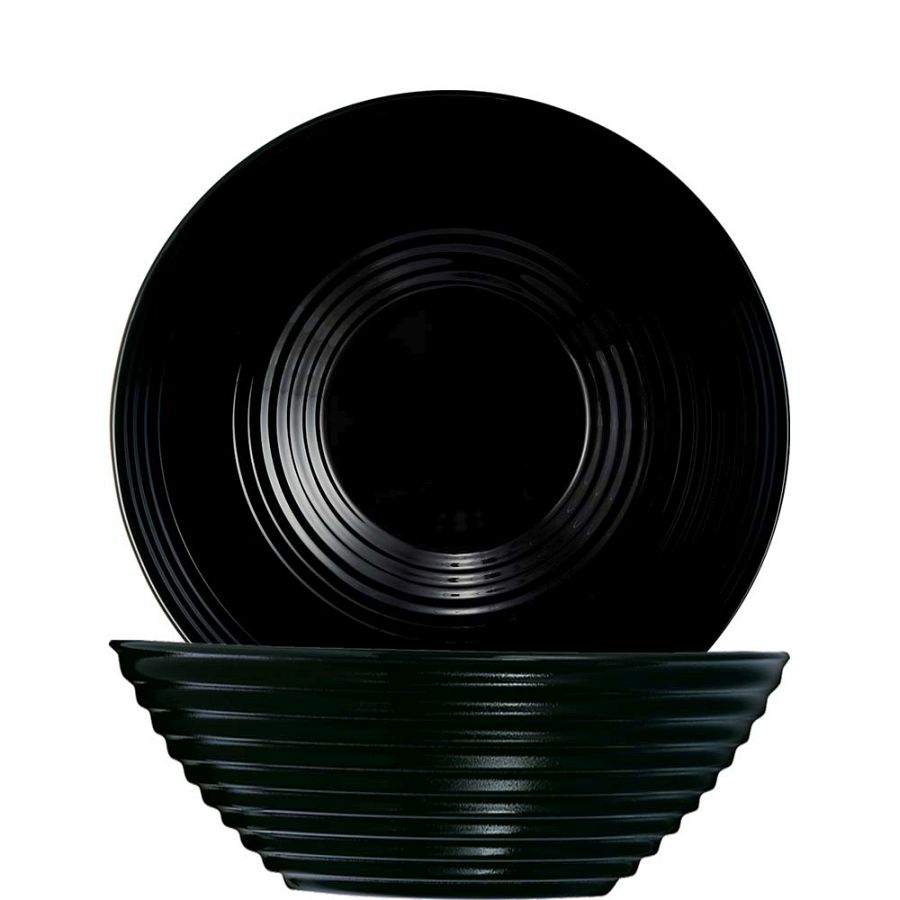Harena Black Schale 27cm; 310cl - 6 Stück