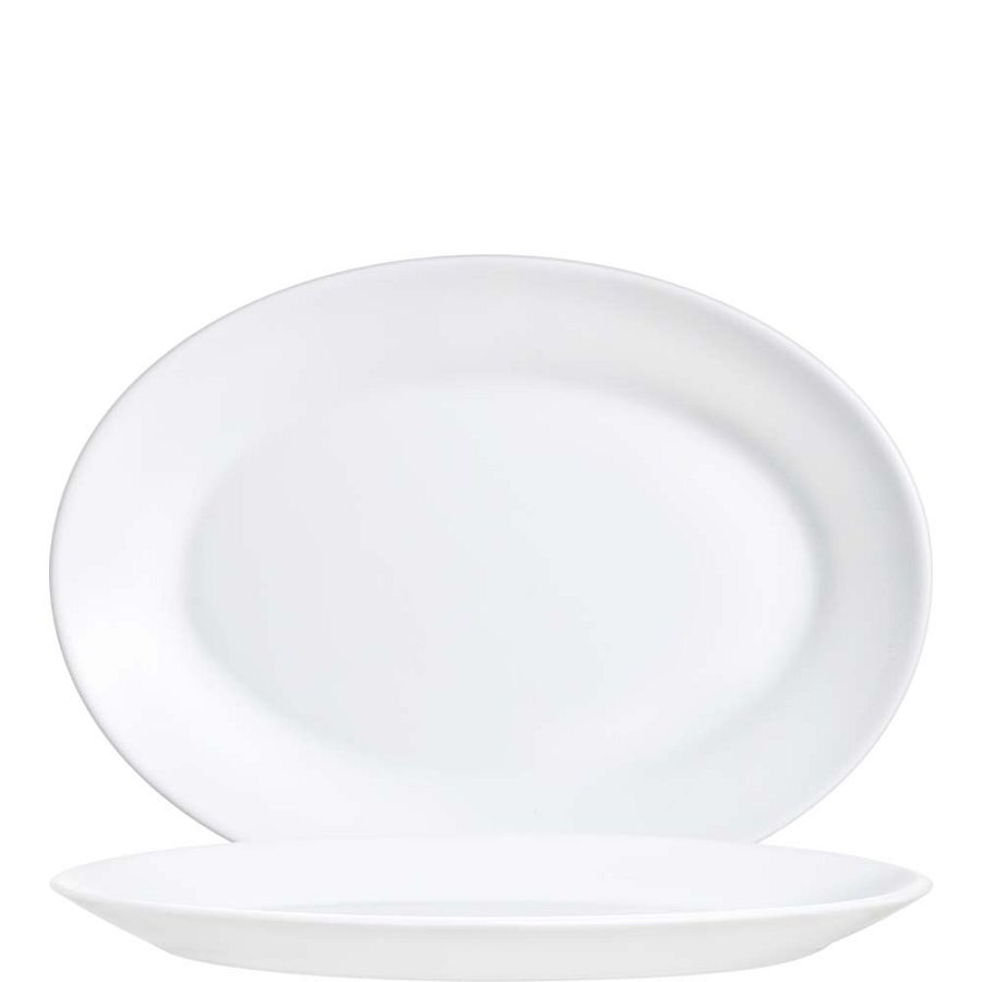Restaurant White Platte oval 29cm - 6 Stück