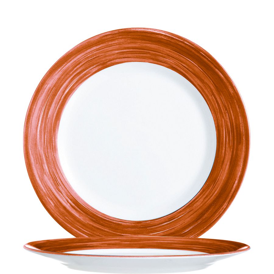 Artikelbild Brush Terracotta Teller flach 15,5cm - 24 Stück