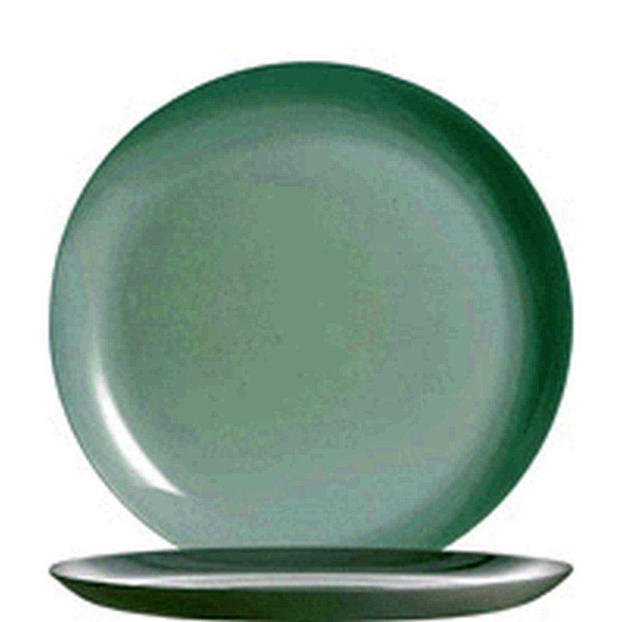 Artikelbild Diwali Paradise Green Coupteller flach 25cm - 6 Stück