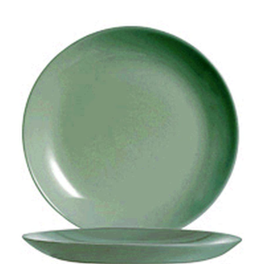 Artikelbild Diwali Paradise Green Coupteller flach 19cm - 6 Stück