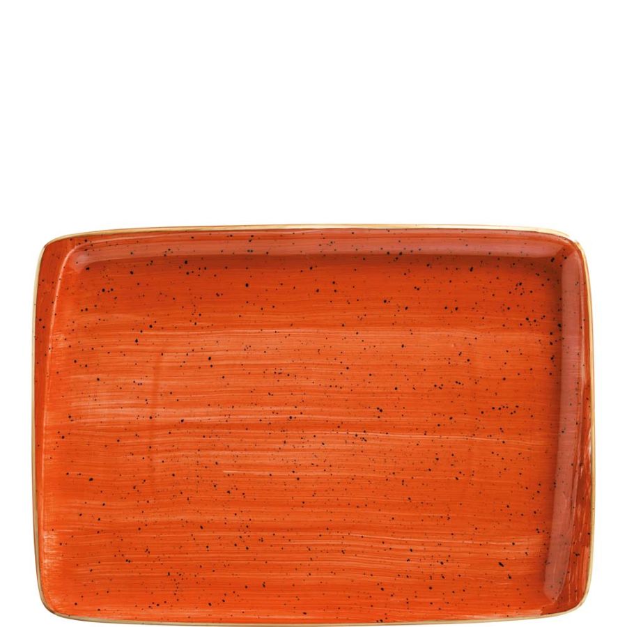 Aura Terracotta Moove Platte 23x16cm - 12 Stück