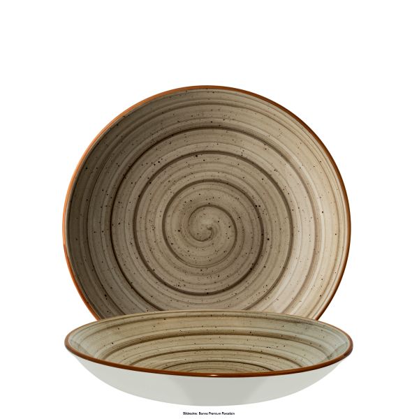 Aura Terrain Bloom Teller tief 23cm - 6 Stück